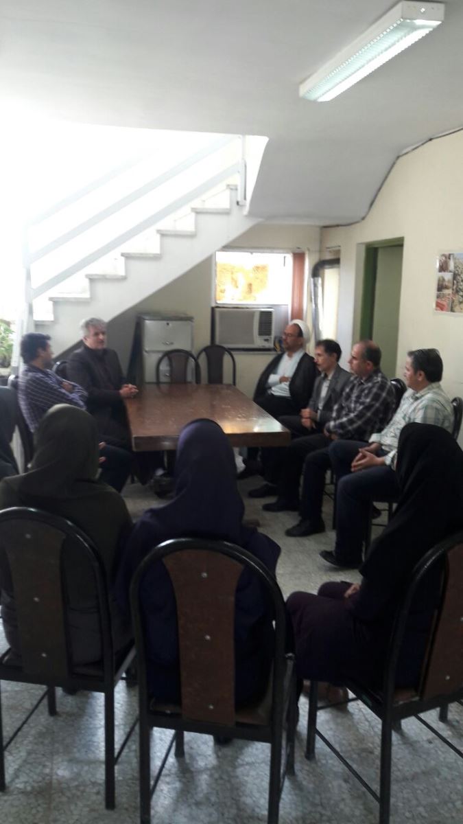 نشست مدیر جهاد کشاورزی شهرستان لاهیجان در جمع همکاران مراکز